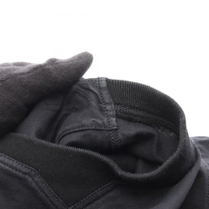 Hermes Short Sleeve T-Shirt Emblem Black Cotton B — view 6