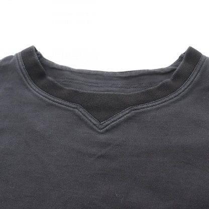 Hermes Short Sleeve T-Shirt Emblem Black Cotton B — view 7