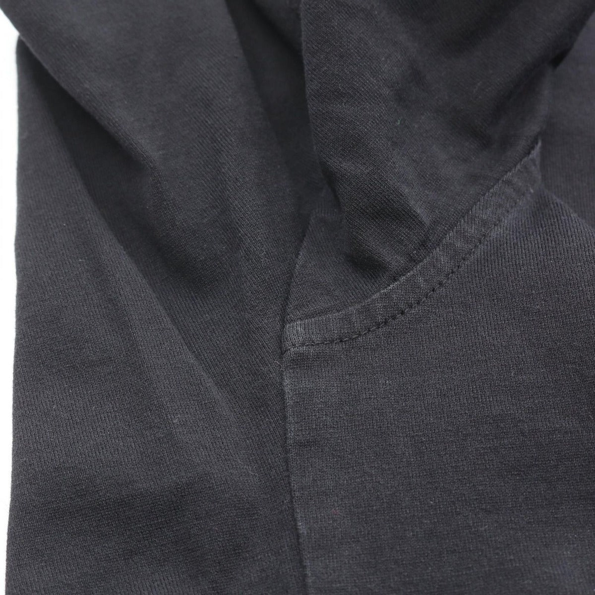 Hermes Short Sleeve T-Shirt Emblem Black Cotton B — view 10