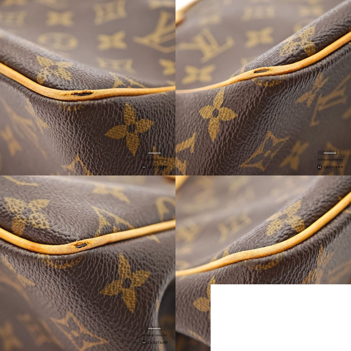 Louis Vuitton Monogram Batignolles Bag Handbag Brown — view 7