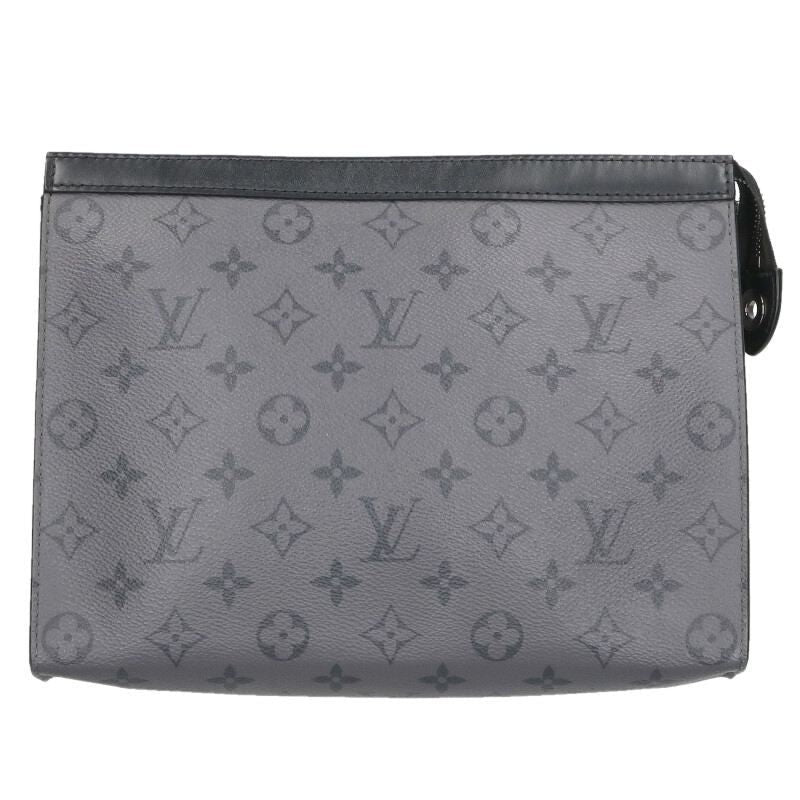 Louis Vuitton Pochette voyage Monogram Eclipse Reverse Clutch Bag