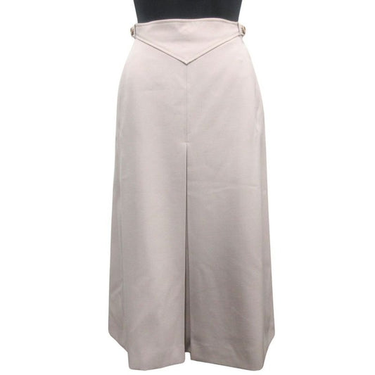 Christian DIOR Flared Center Pleated Skirt Bottoms Vintage M Pink Women's Used