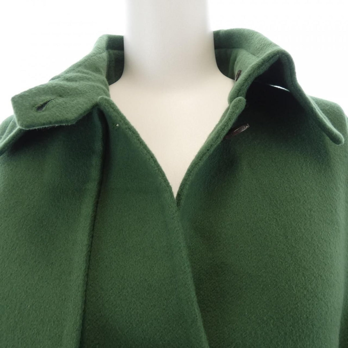 Hermes Coat Cashmere Green — view 5