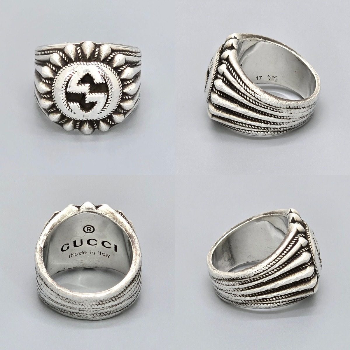 Gucci Interlocking Signet Ring — view 2