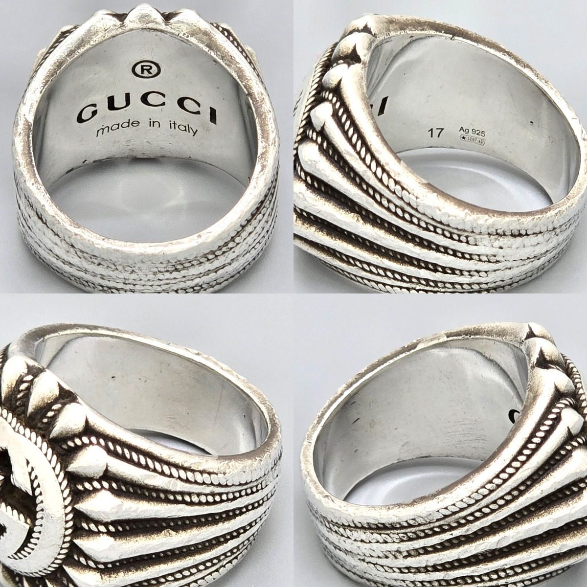 Gucci Interlocking Signet Ring — view 4
