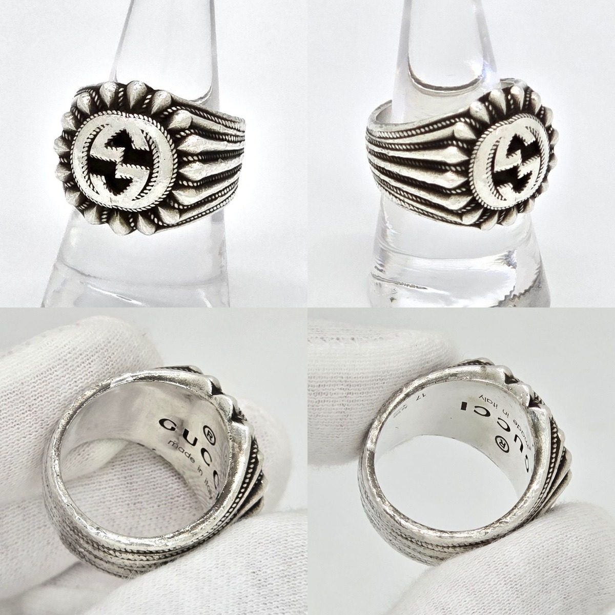 Gucci Interlocking Signet Ring — view 5