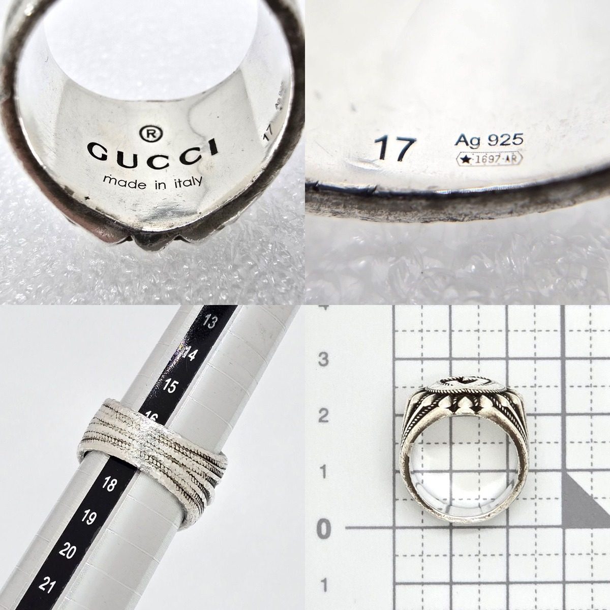 Gucci Interlocking Signet Ring — view 6