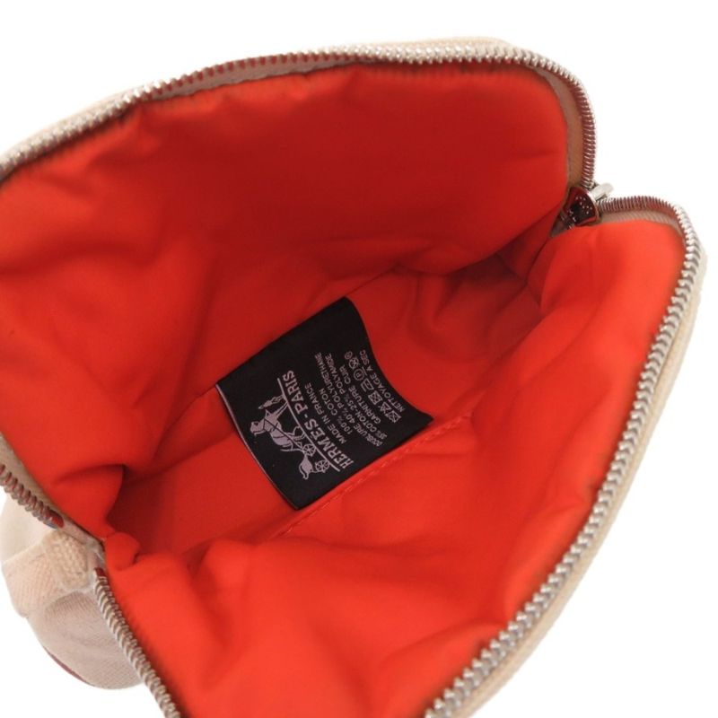 Hermes Bolide Pouch 16 Mini Cotton Beige Pouch 0774 Hermes