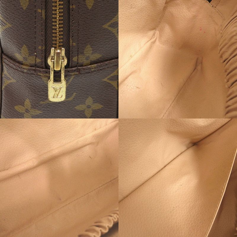 Louis Vuitton Trousse Toilette 28 Monogram M47522 Brown Second Bag LV 0903