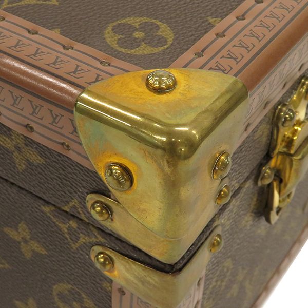Louis Vuitton Trunk Bisten 55 Monogram Canvas Monogram Gold Hardware Brown