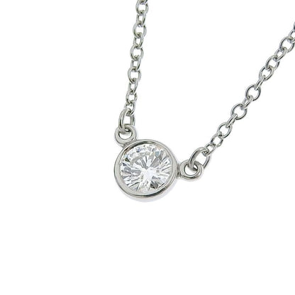 Tiffany & Co Baiyazard One Point Diamond Necklace