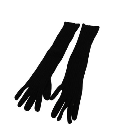 Prada Rib Knit Long Gloves