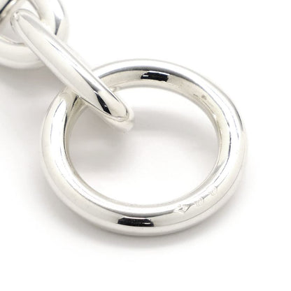 Hermes Bracelet Chaine D'ancre GM Silver 925 Silver 11 Frames Star Ring Silver