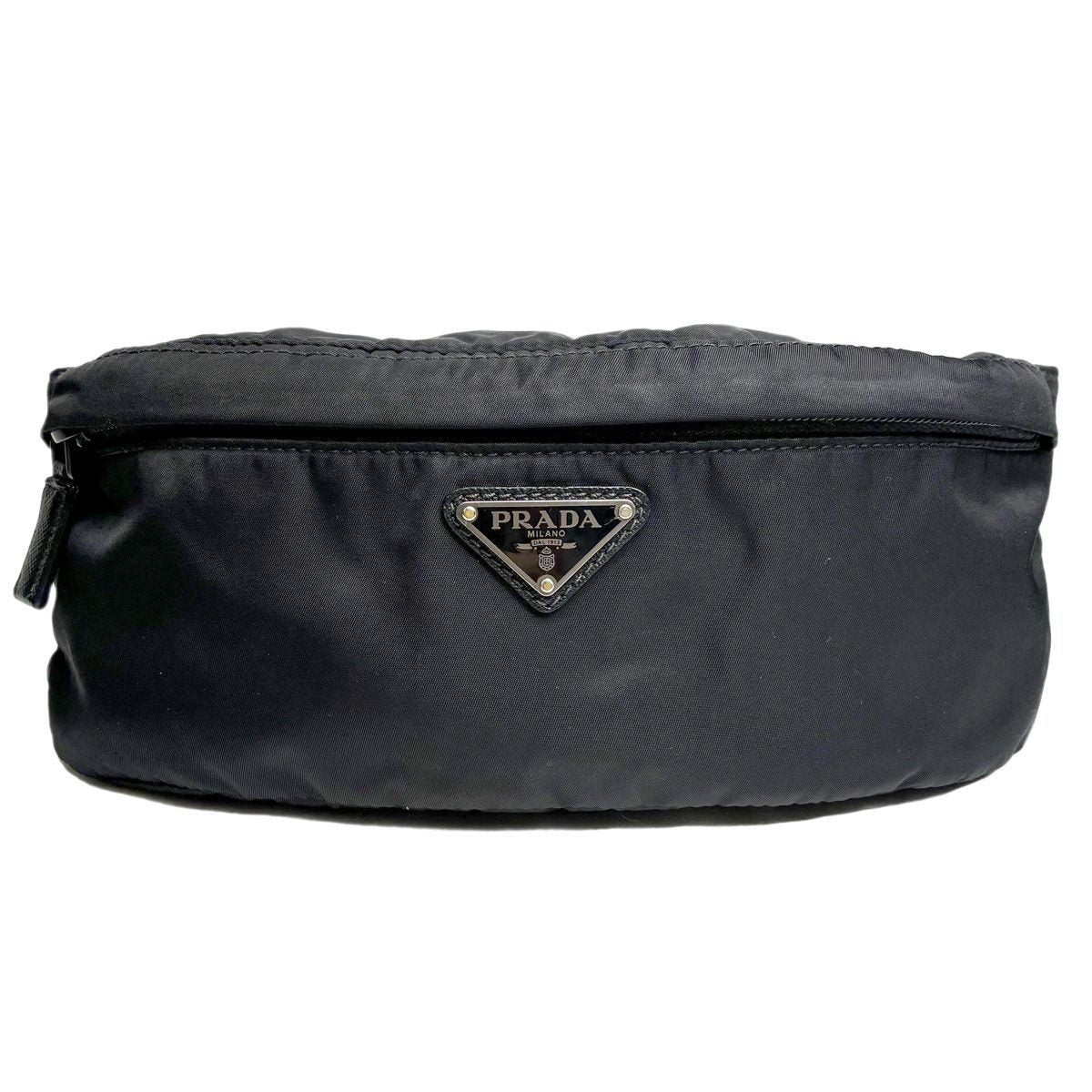 Prada Re-Nylon Belt Bag Black Waist