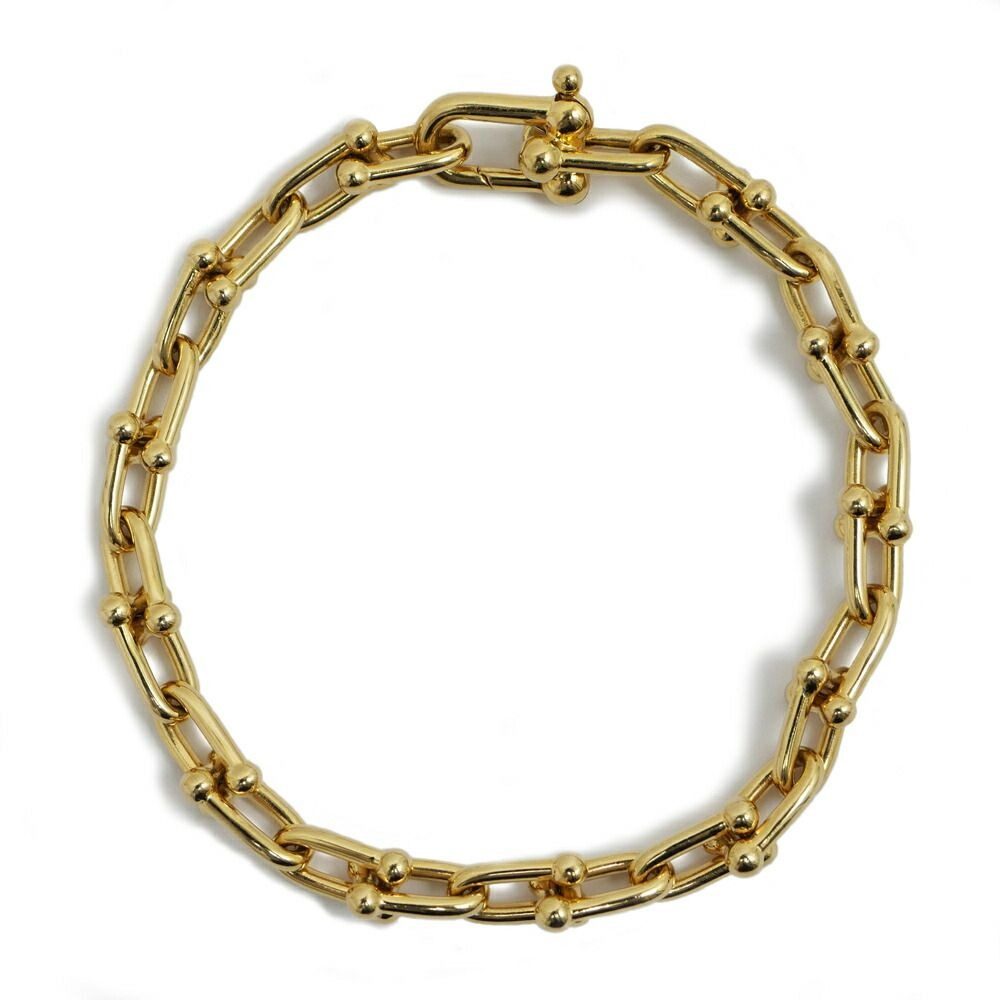 Tiffany & Co Small Link Bracelet 18k Gold 18k 19.3 cm Inner Diameter 17.5 cm