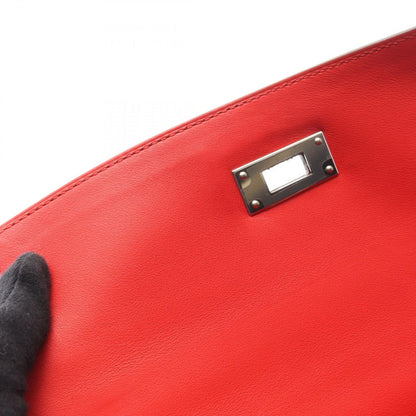 Hermes Handbag Kelly 28 Ecru le Juc Canvas Leather — view 8
