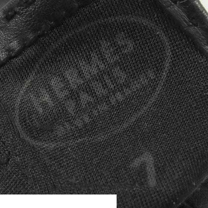 Hermes Gloves Black Gold Lambskin Kelly Charm 7 — view 5