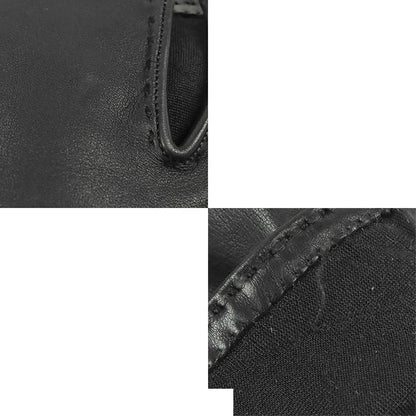 Hermes Gloves Black Gold Lambskin Kelly Charm 7 — view 8
