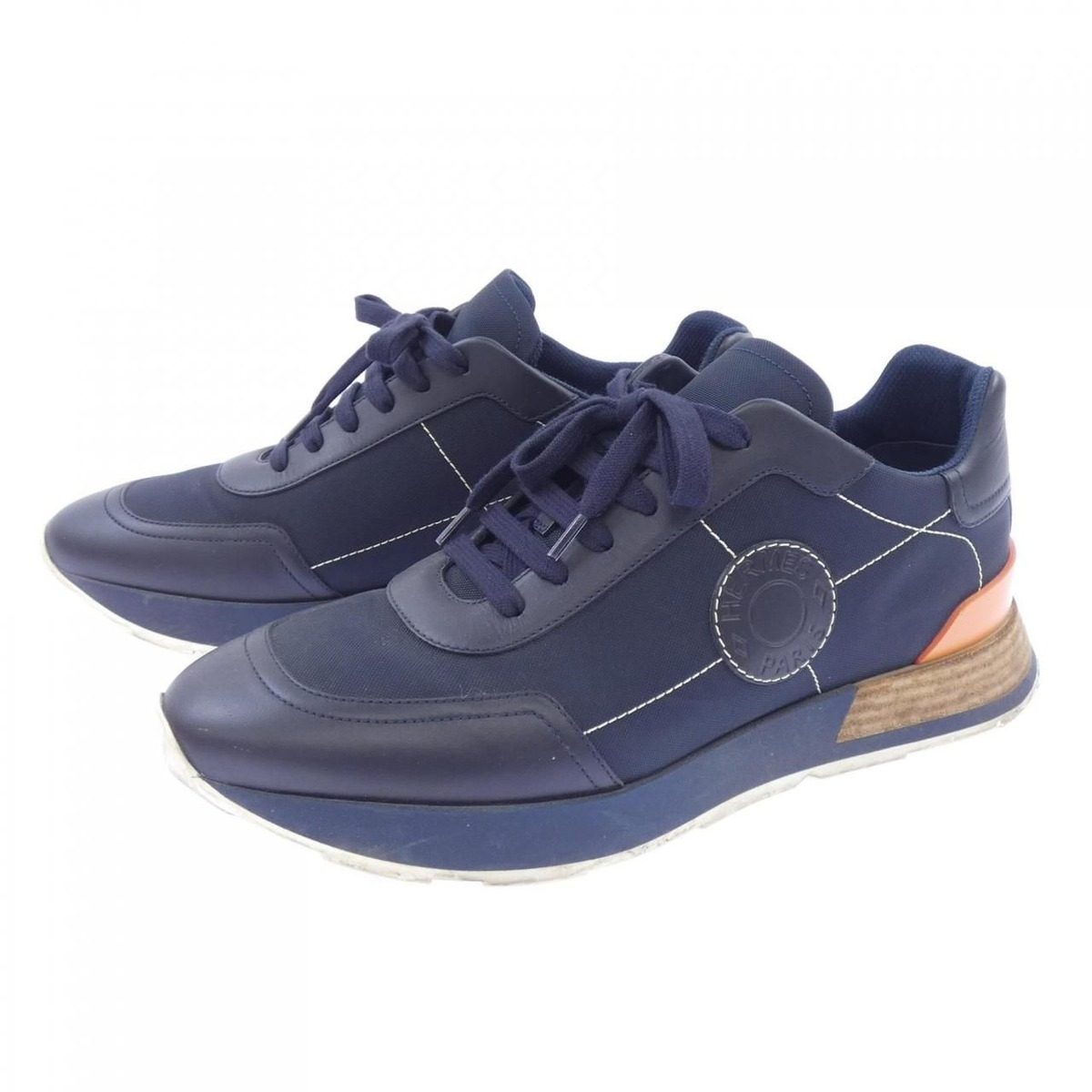 Hermes Drive Sneakers Navy — view 3