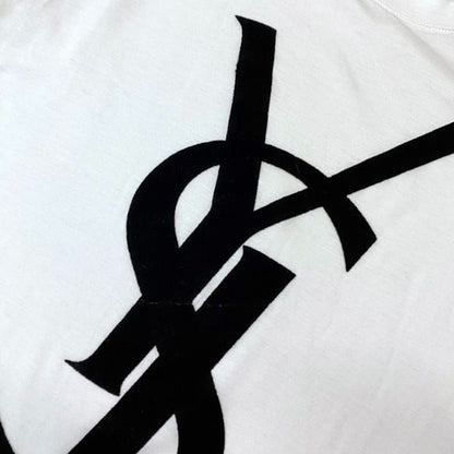 Yves Saint Laurent Tank Top White Black XS Cleaned