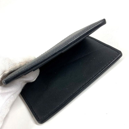 Louis Vuitton Card Case Organizer De Poche M69979 Grained Leather Noir Black