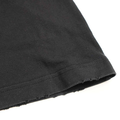 Balenciaga 24ss Logo Print Damaged Oversize D T-Shirt 764235 Tqvj8 Black XL