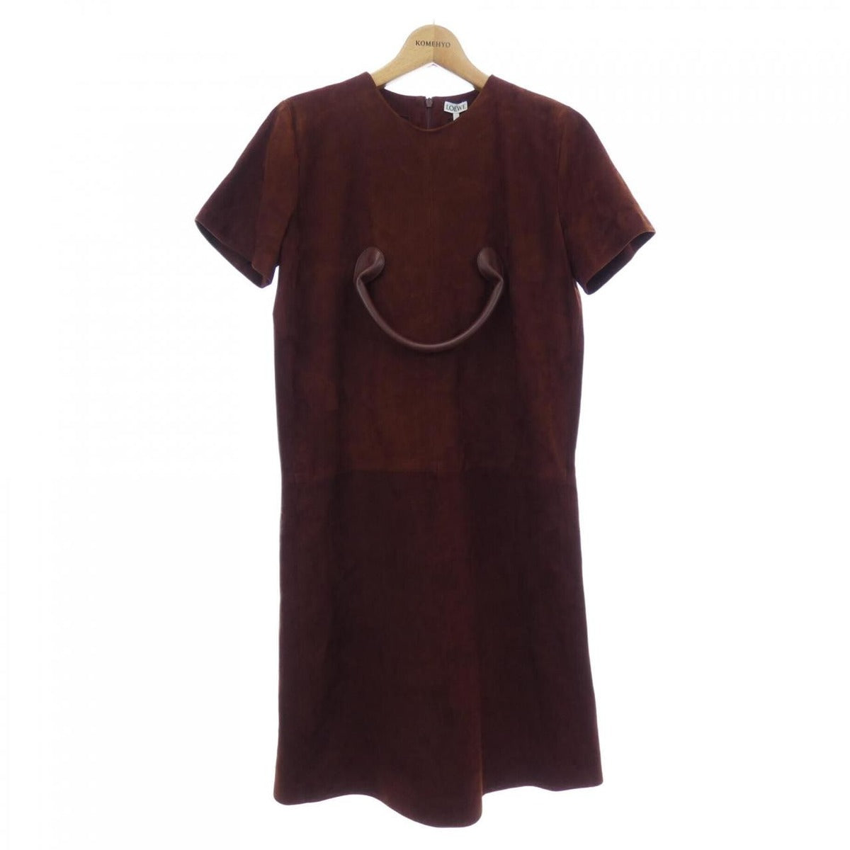 Loewe Dress Goatskin Brown