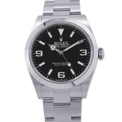 Rolex 40 Watch Black Dial