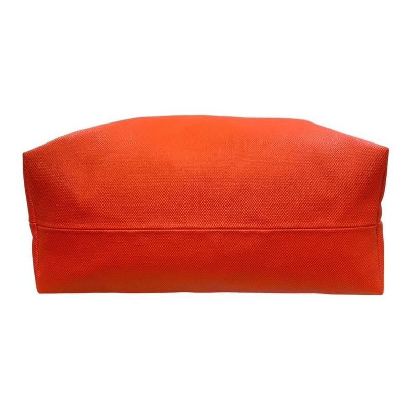 Gucci Tote Bag Large 782741 Embossed Canvas Logo White Orange Gucci