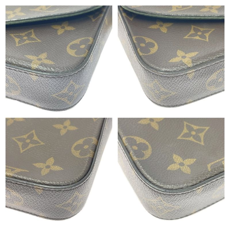 Louis Vuitton M80091 Monogram PVC Muerte Pochette Felicie Brown 462474 Shoulder