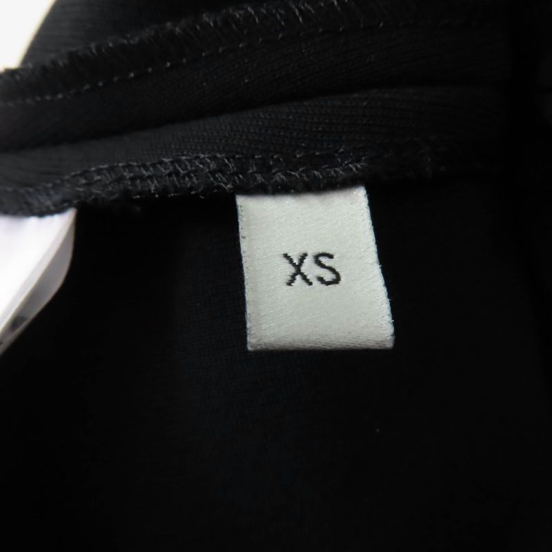 Gucci 501488 Jersey V-neck Dress With Interlocking G Pearls Black XS Made In