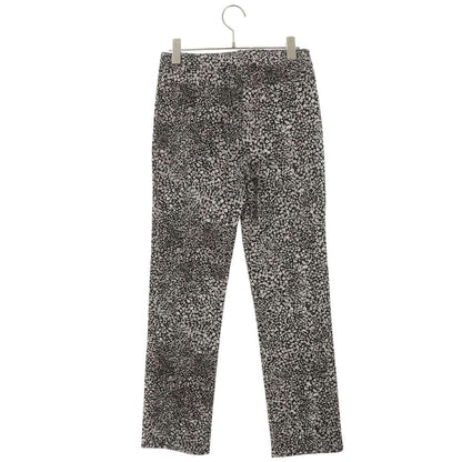 Chanel Camellia Allover Pattern Skinny Long Pants 34 Black Tone — view 2