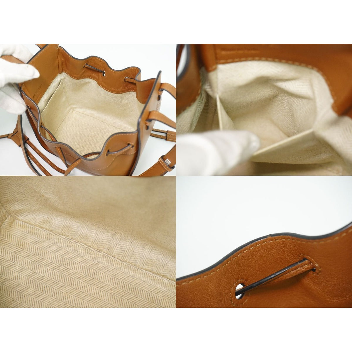 Loewe Hammock Drawstring Mini 2-Way Shoulder Bag Pochette — view 8