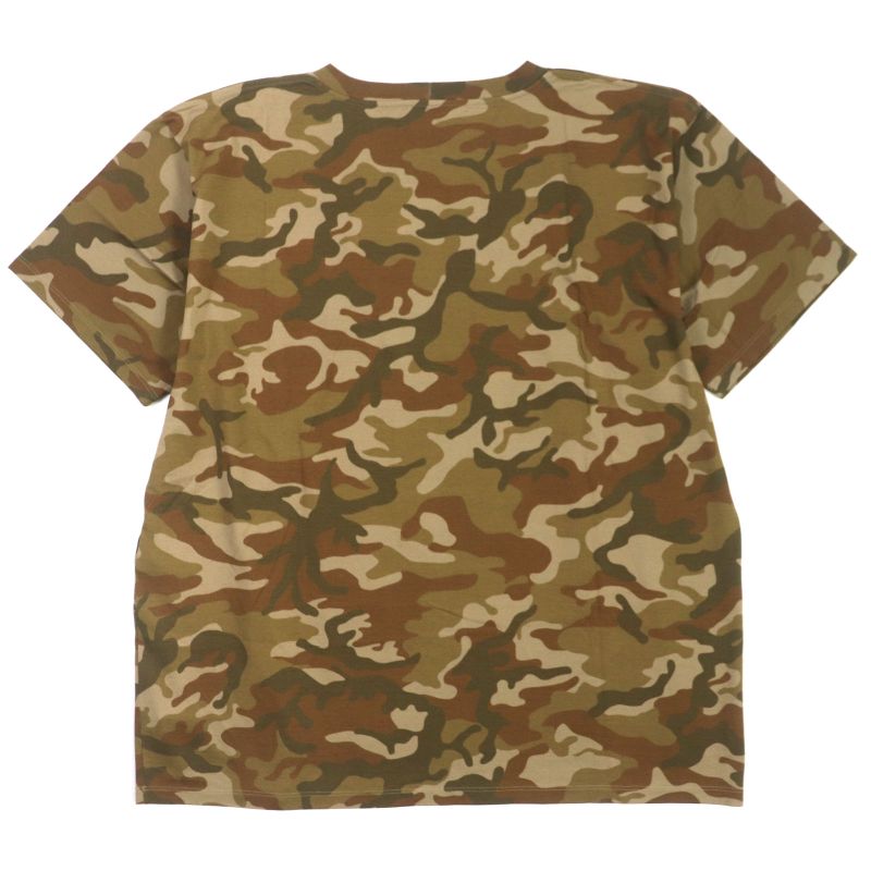 Celine 22SS 2x681246q Loose Logo T-shirt Cotton Logo Print Camouflage Pattern