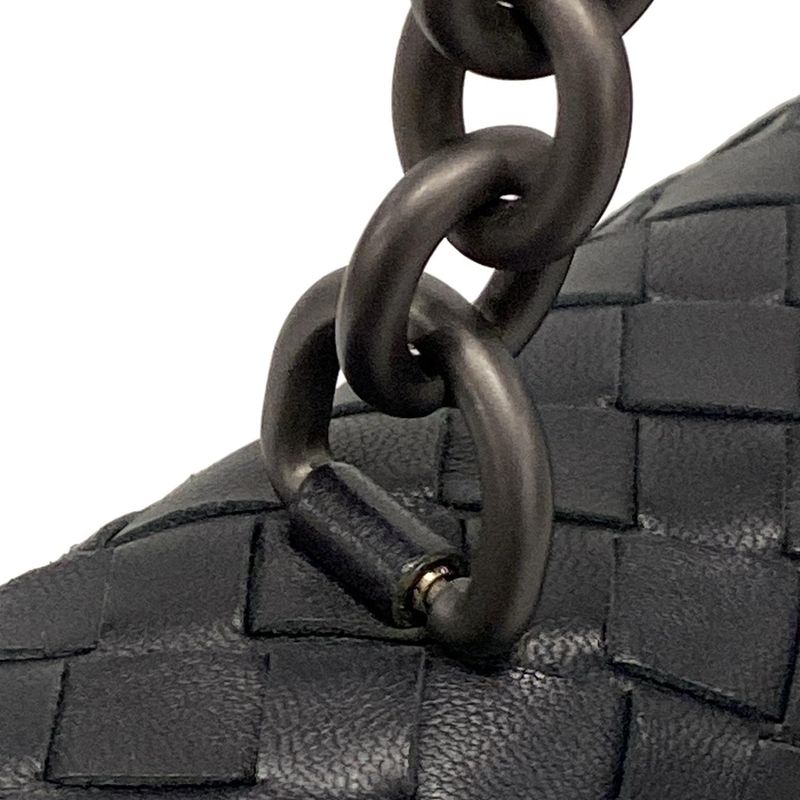 Bottega Veneta Handbag Medium Olympia Bag Dark Navy Leather