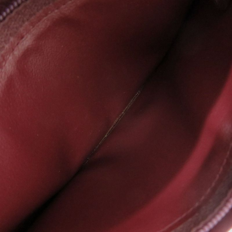 Cartier Calf Leather Bordeaux Long Wallet Red 0992 Cartier