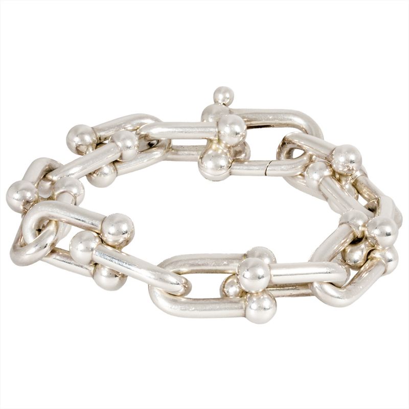 Tiffany & Co Tiffany & Co Hardware Large Link Bracelet Sv925 595g Silver 14