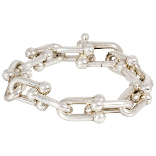 Tiffany & Co Tiffany & Co Hardware Large Link Bracelet Sv925 595g Silver 14