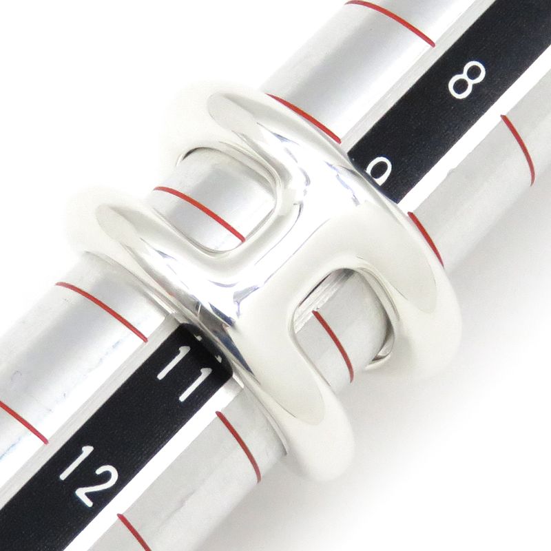 Hermes Ring Ozmoz PM Silver 925 Silver #50 (Jp10) Accessories Ag925 H Motif #10