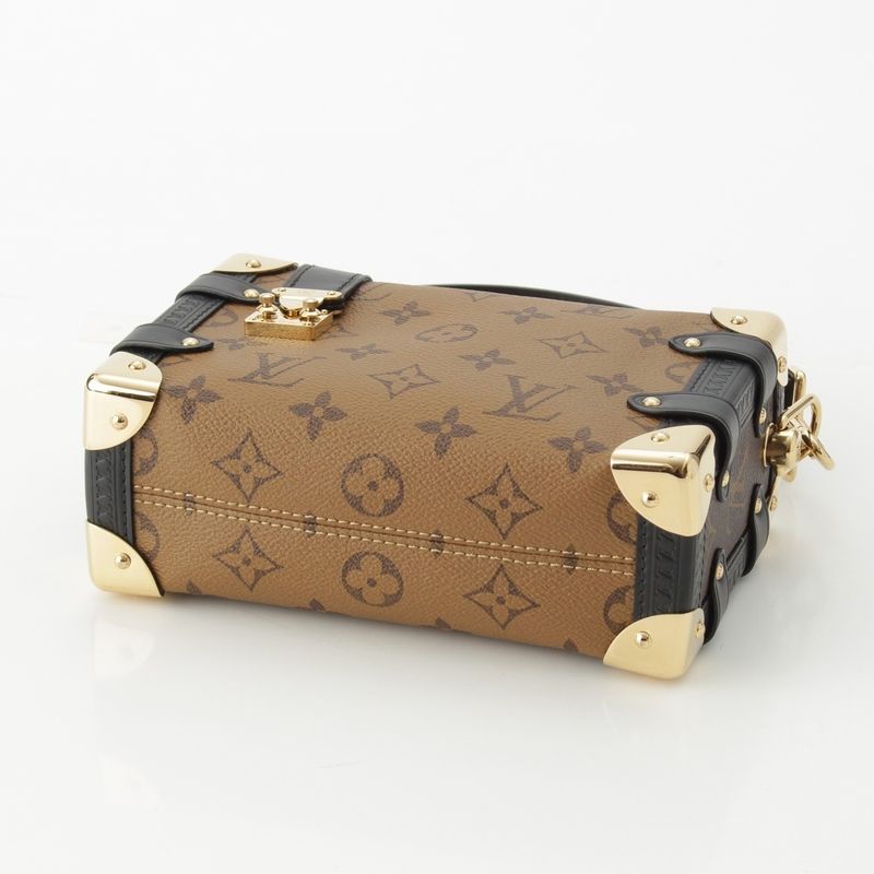 Louis Vuitton Reverse Side Trunk Monogram Reverse Gold Hardware 2way Shoulder