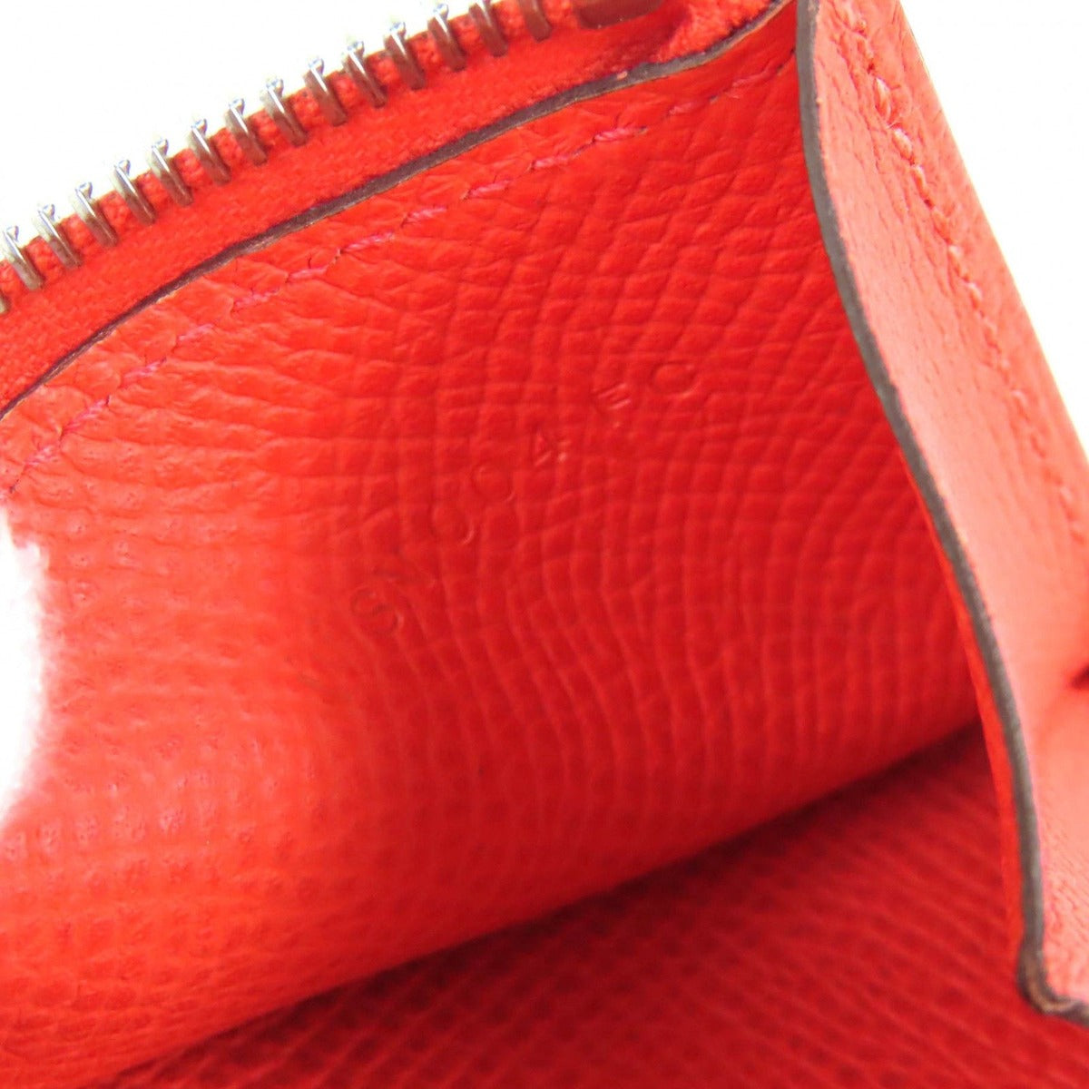 Hermes New Passant Veau Epsom Orange Field Silver — view 11