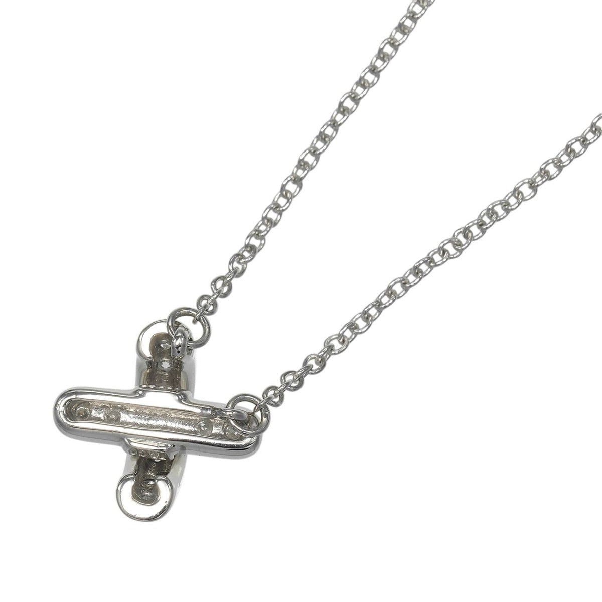Tiffany & Co Cross Stitch Diamond Necklace — view 3