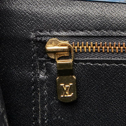 Louis Vuitton Epi Montaigne 27 Second Bag Clutch Bag M52655 Toledo Blue Leather