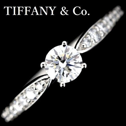 Tiffany & Co Harmony 030 CT F-Vs1-3 ex Diamond Ring Pt950