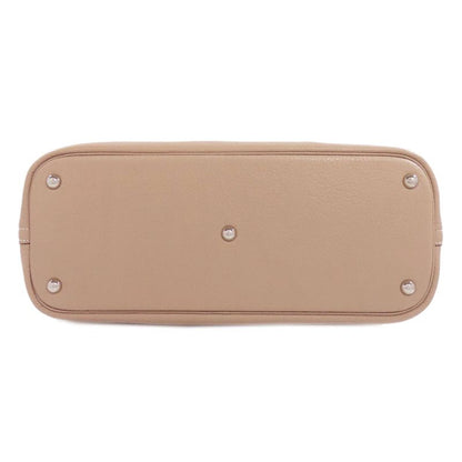 Hermes Bolide 35 Argile Silver Hardware Handbag Taurillon Cles Mance Women