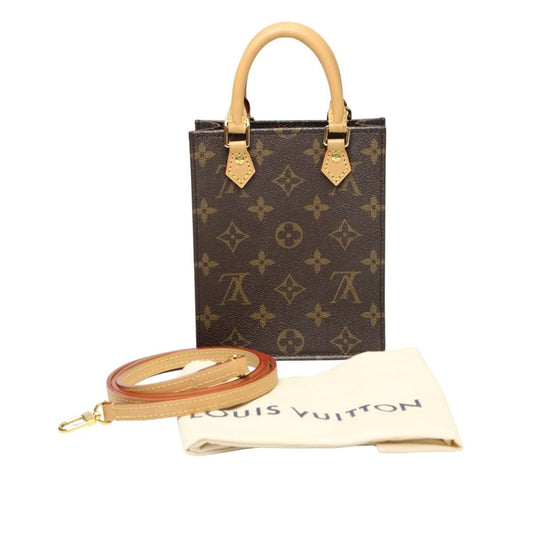 Louis Vuitton Monogram Shoulder Bag Petite Sac Plat