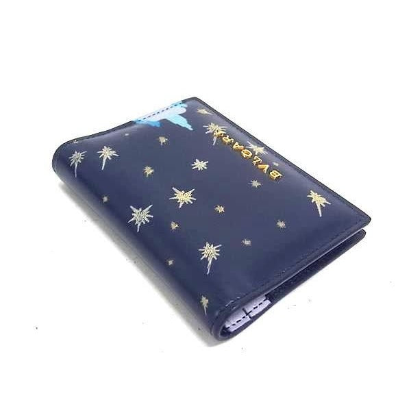 Bvlgari Card Case Serpenti Blue Leather Gold — view 2