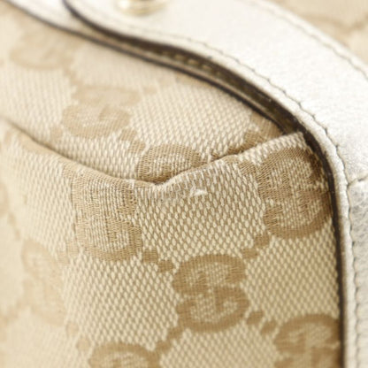 Gucci 130736 GG Canvas Beige Women's Tote Bag
