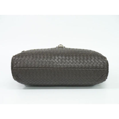 Bottega Veneta Intrecciato Business Bag Handbag Leather Brown — view 3