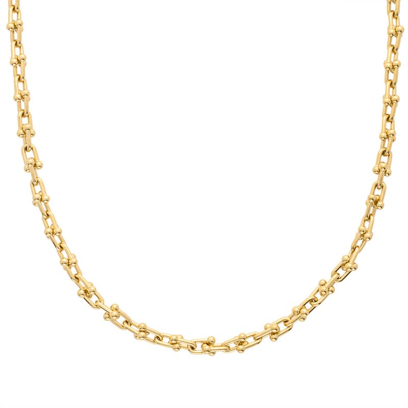 Tiffany & Co Tiffany & Co Hardware Microlink Necklace 18K Yellow Gold 266g